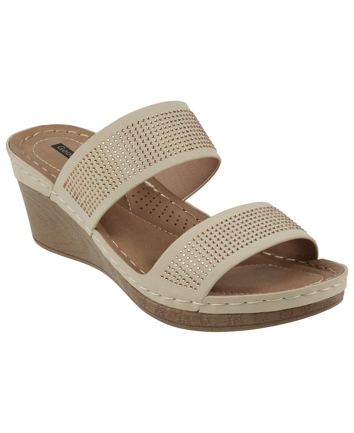 

Женские босоножки на танкетке Madore с украшением GC Shoes