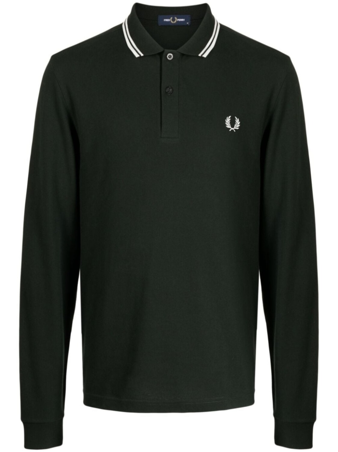 

Fred Perry рубашка поло с длинными рукавами, зеленый