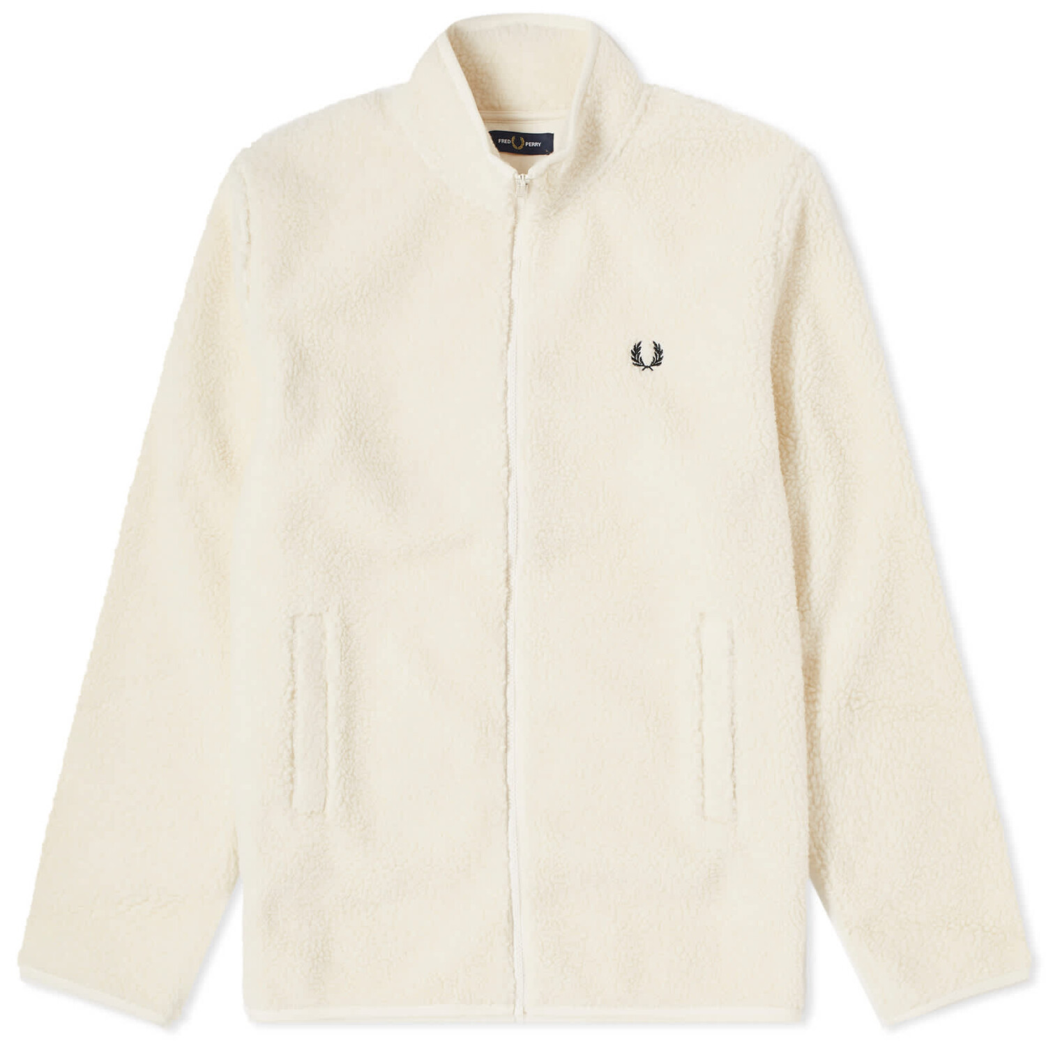 

Флис Fred Perry Zip Through Borg, экрю