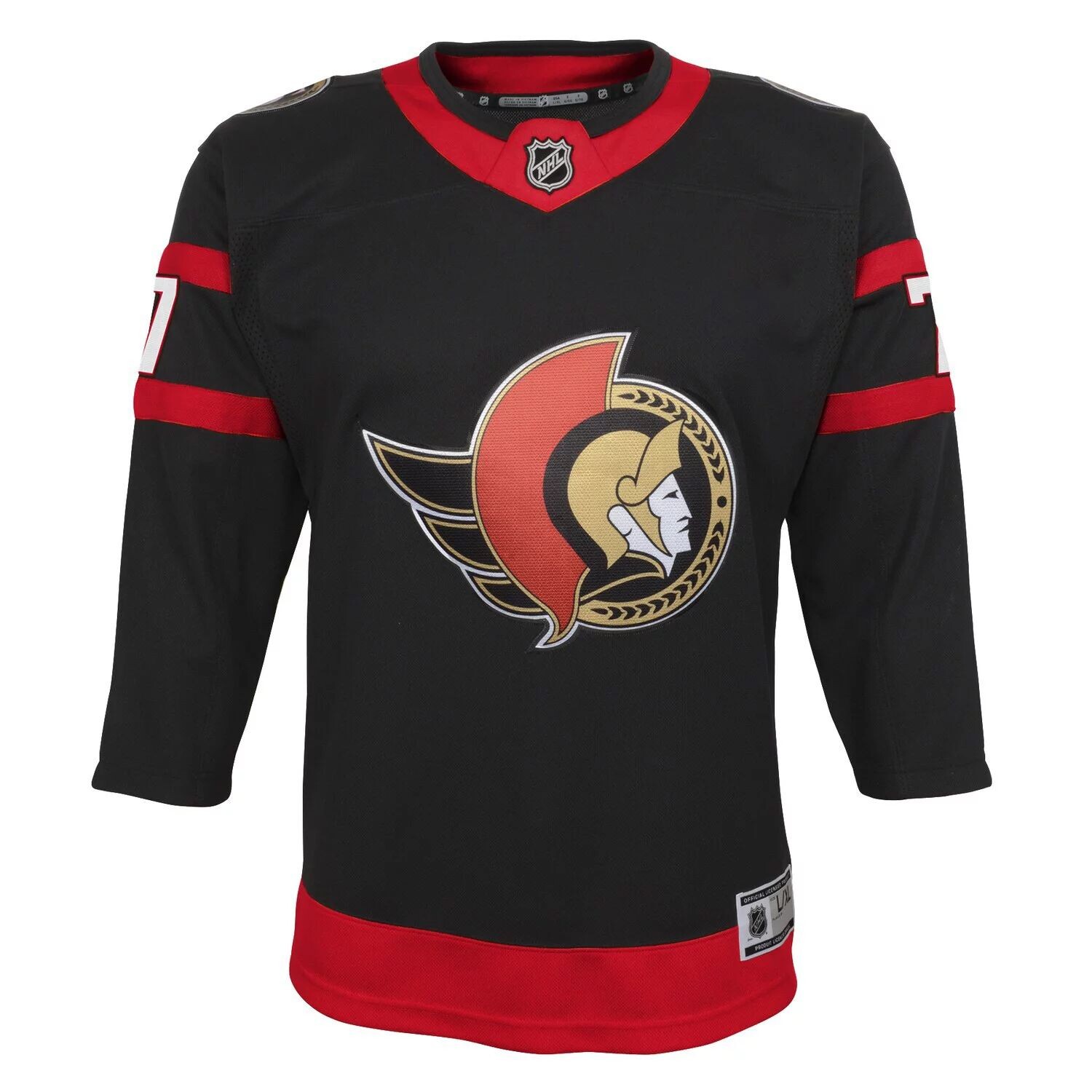 

Молодежная Джерси Брэди Ткачук Black Ottawa Senators 2020/21 Домашняя футболка премьер-министра Outerstuff