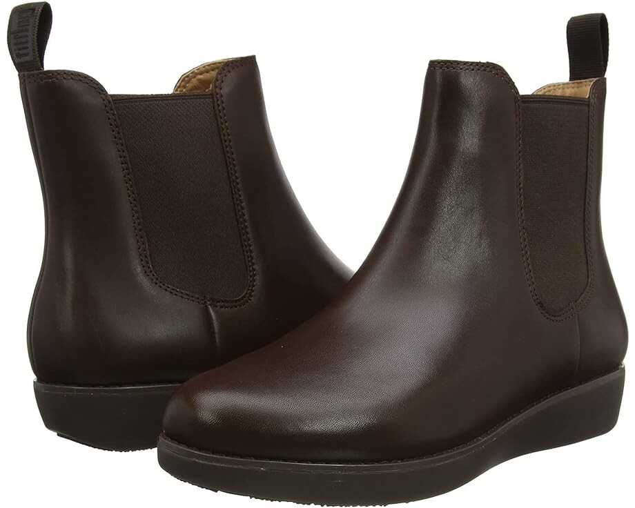 

Ботинки FitFlop Sumi Leather Chelsea Boots, цвет Chocolate Brown