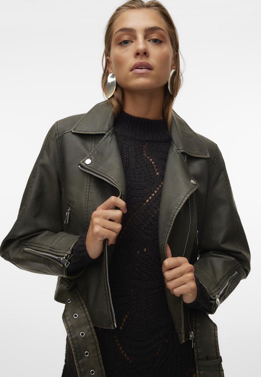 

Куртка из искусственной кожи VMIVY SHORT JACKET Vero Moda, цвет capers