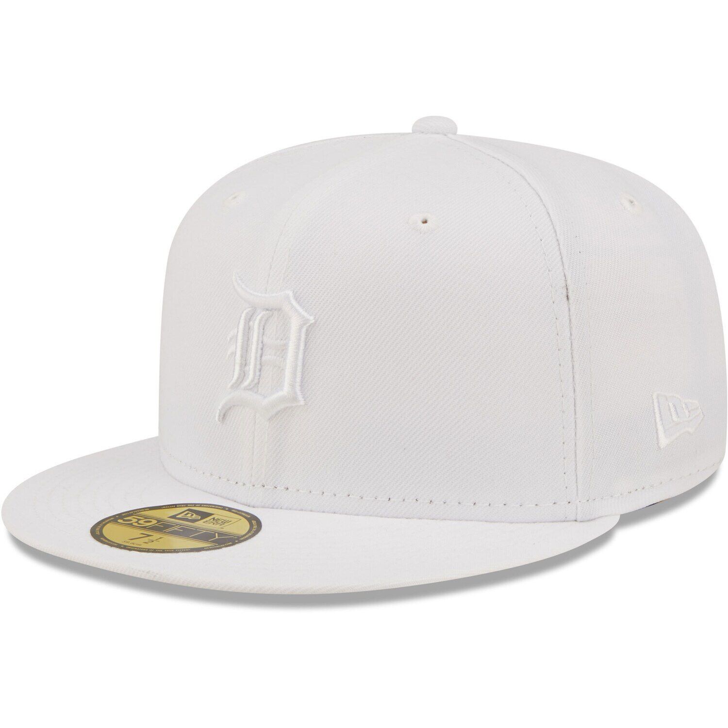 

Мужская приталенная кепка New Era Detroit Tigers White on White 59FIFTY