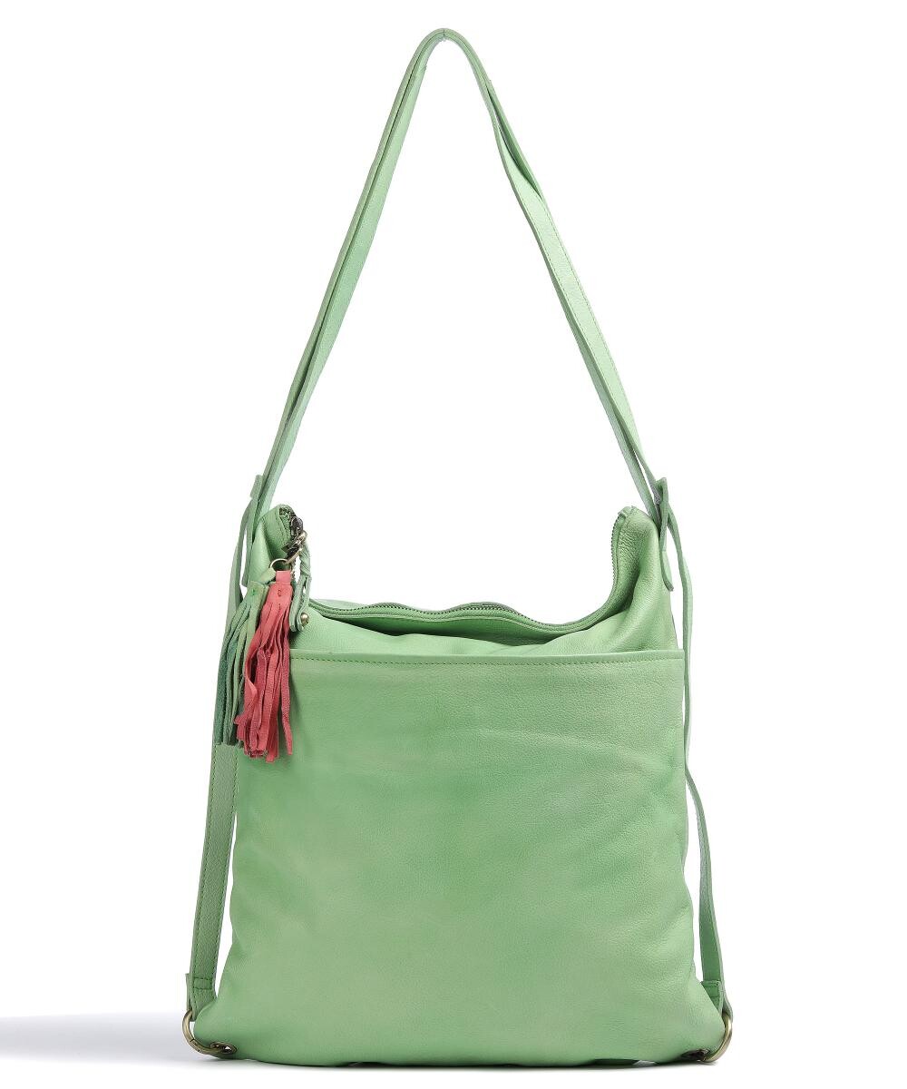 

Рюкзак Kohlmarkt 3 из зернистой яловой кожи Taschendieb Wien, зеленый
