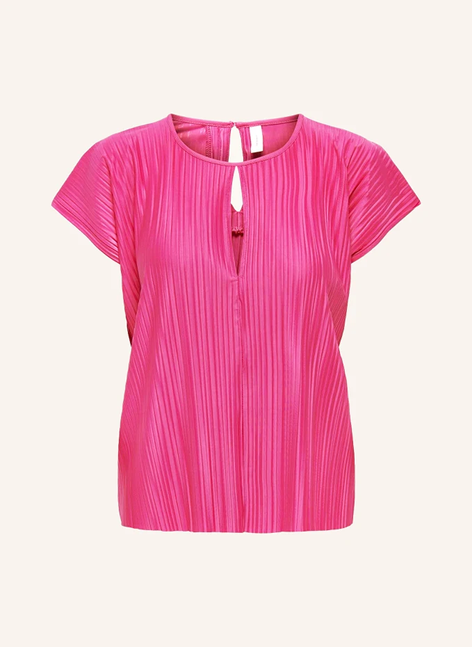 Блузка-рубашка со складками Only, розовый