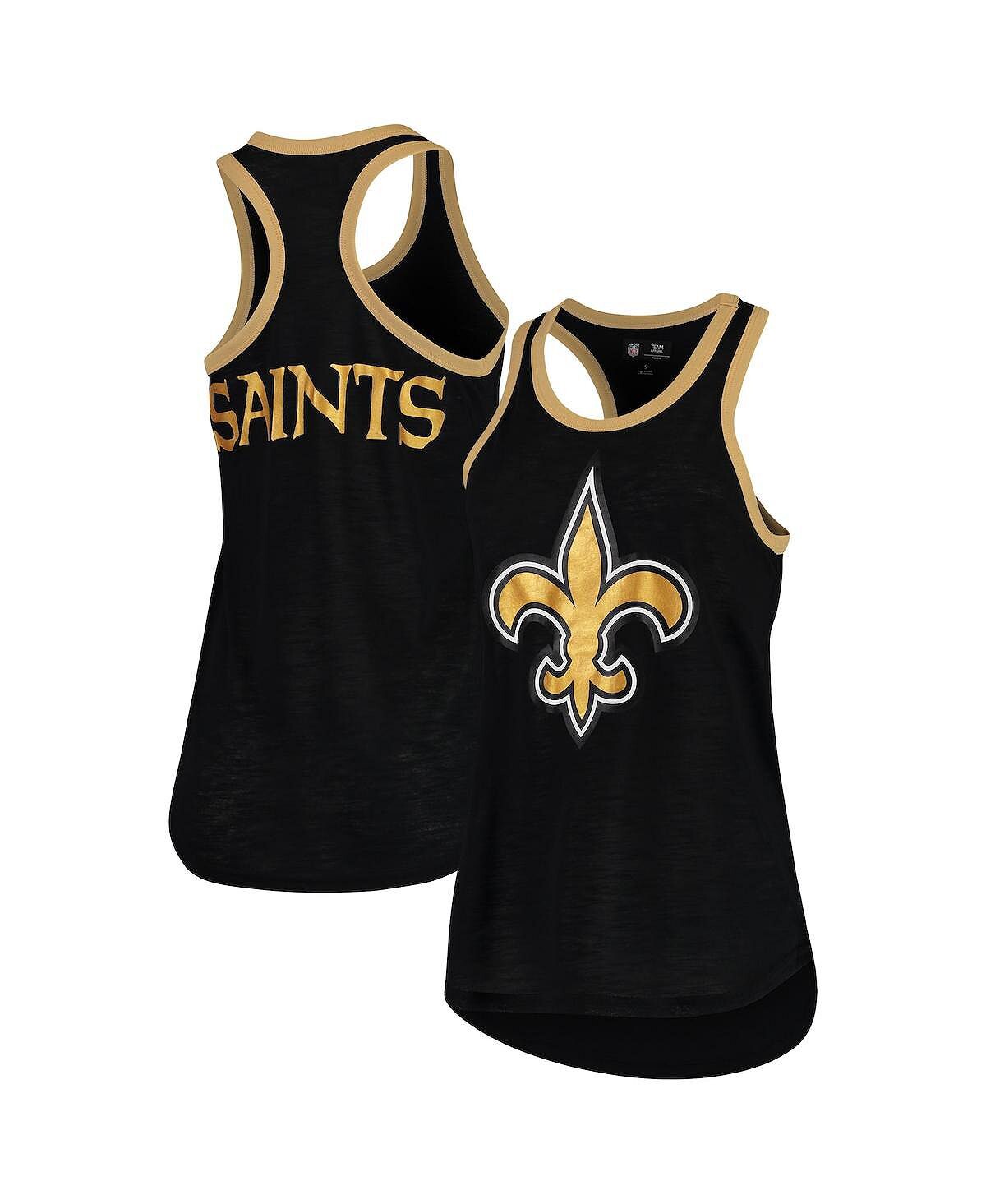

Женская черная майка New Orleans Saints Tater G-III 4Her by Carl Banks, черный