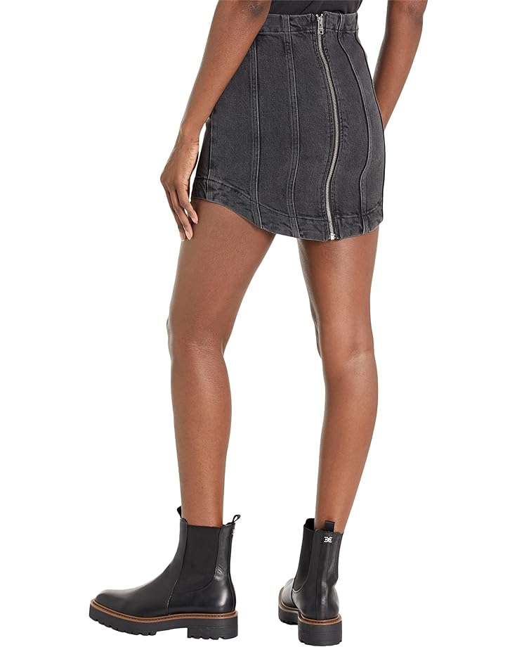 

Юбка AllSaints Charli Miniskirt, цвет Washed Black