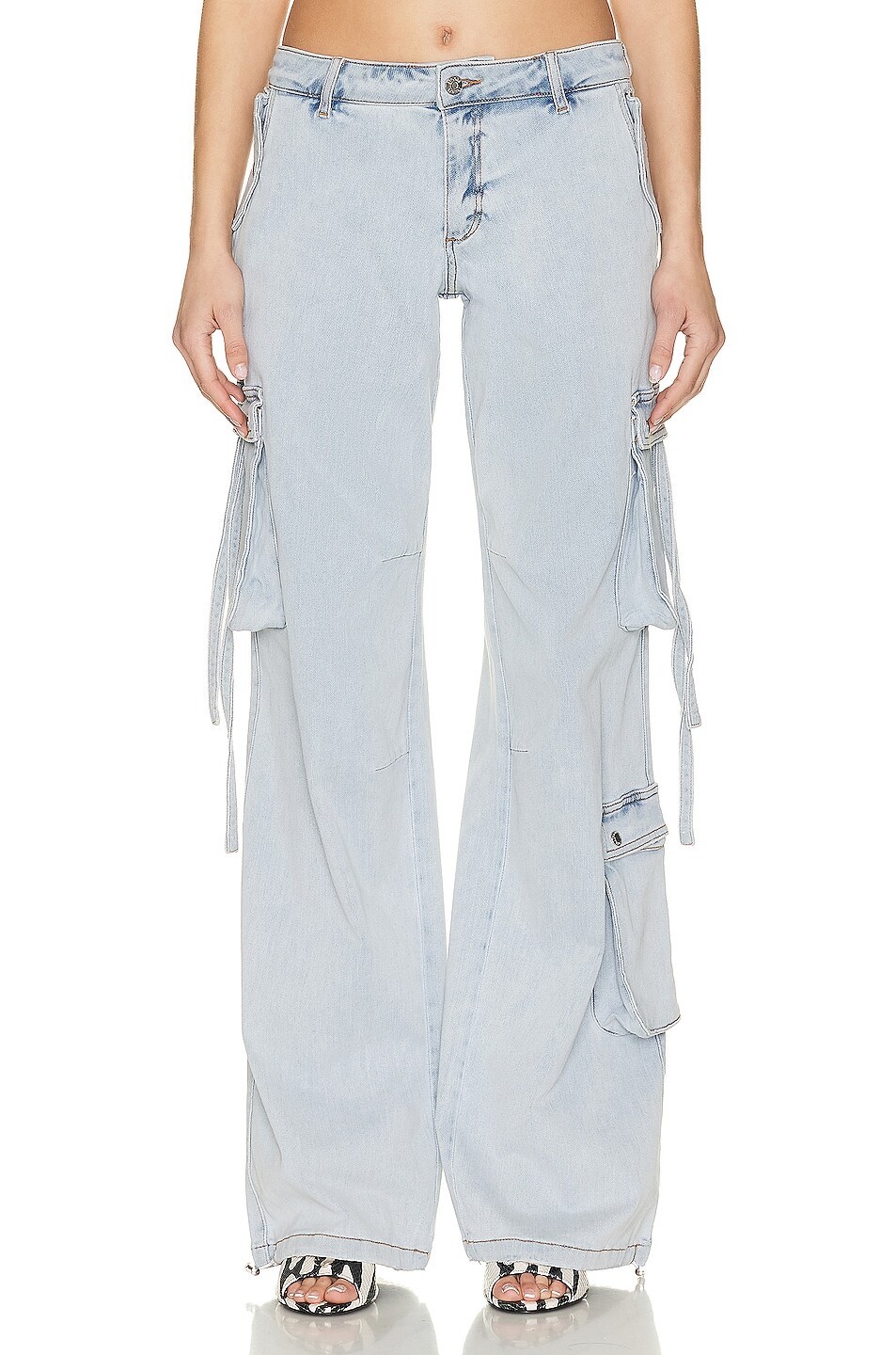 

Брюки Ser.O.Ya Samira Low Rise Cargo, цвет Skylight