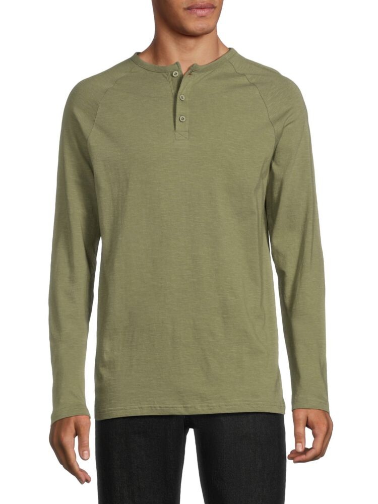 

Футболка с рукавами реглан Saks Fifth Avenue, цвет Olive Green