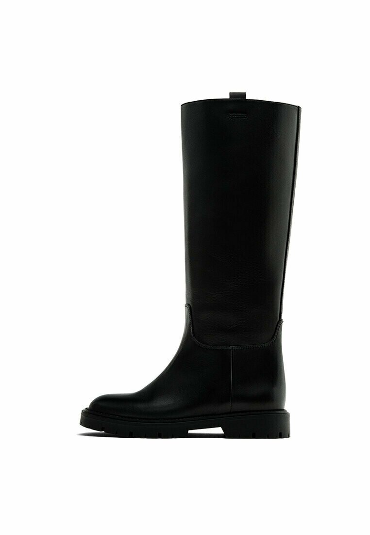 

Высокие сапоги Massimo Dutti, черные