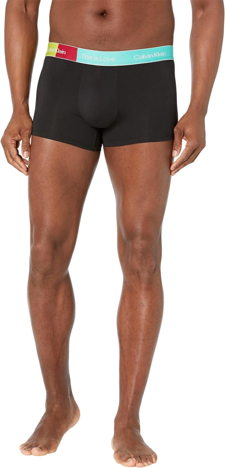 

трусы-боксеры Pride This Is Love Calvin Klein Underwear, цвет Black/Aqua Green