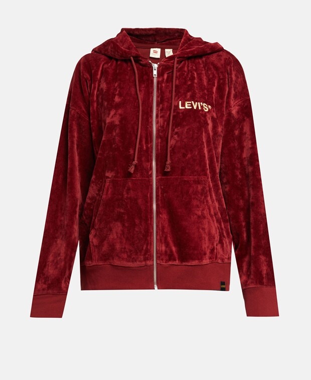 

Толстовка с капюшоном Levi's, бордовый