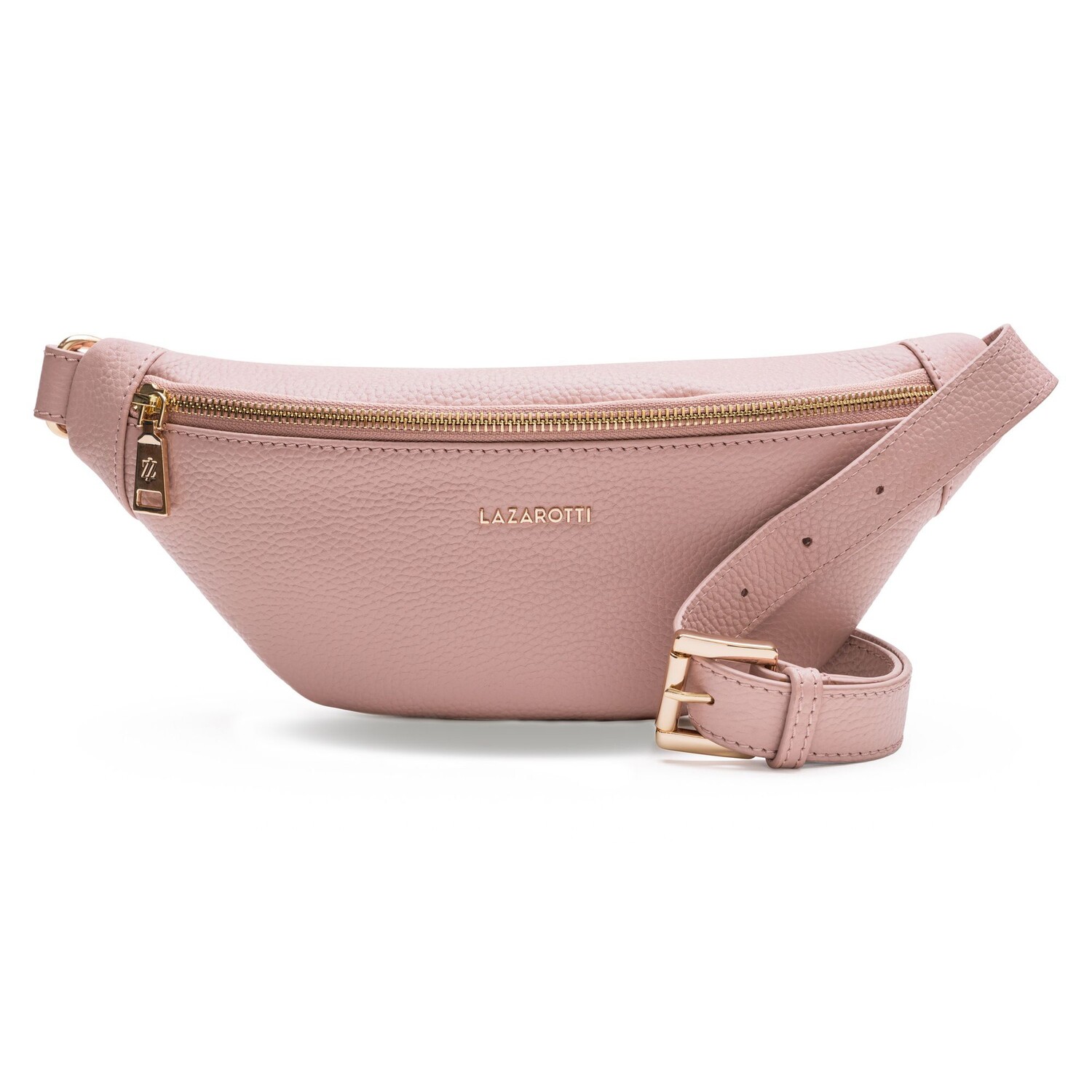 

Сумка через плечо Lazarotti Bologna Leather Gürteltasche Leder 31 см, розовый
