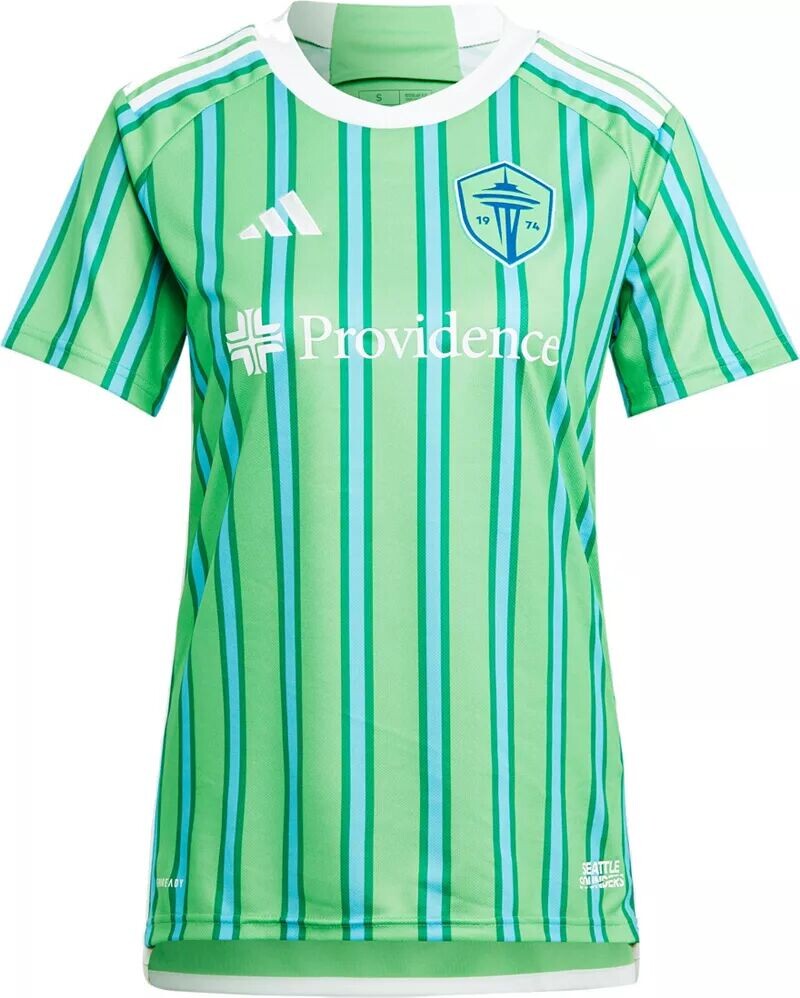 

Женская футболка Adidas Seattle Sounders 2024, первичная реплика