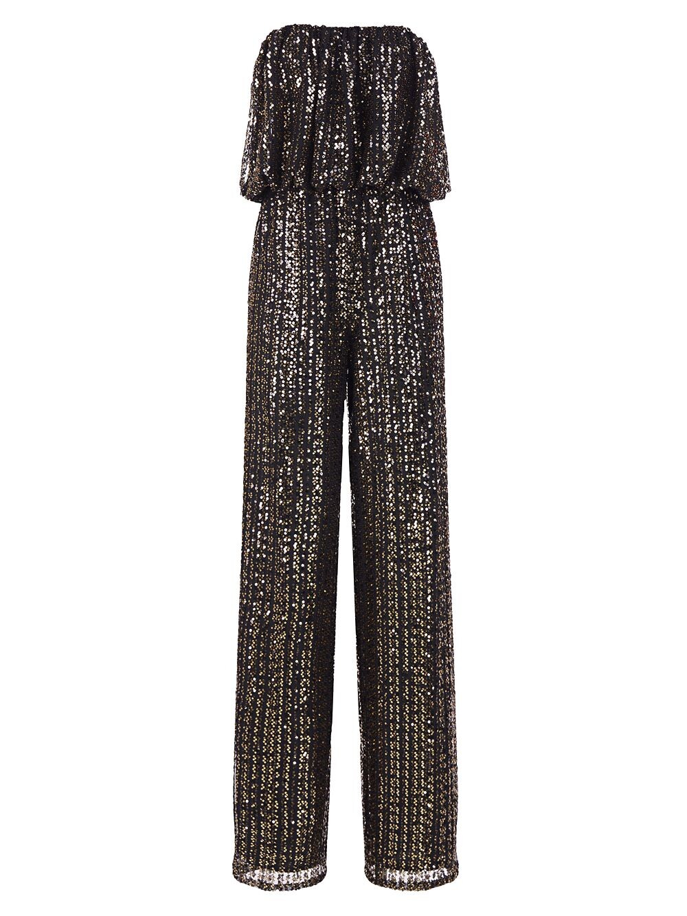 

Расшитый пайетками комбинезон Kensley Blouson Halston, черный
