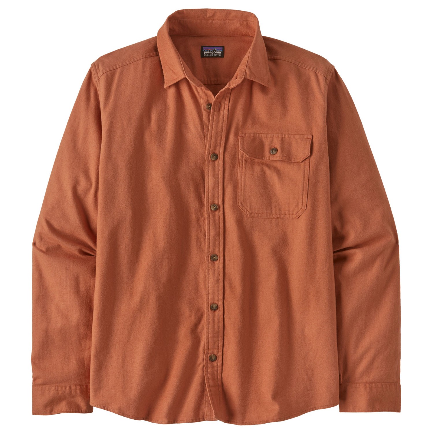Рубашка Patagonia L/S LW Fjord Flannel Shirt, цвет Sienna Clay