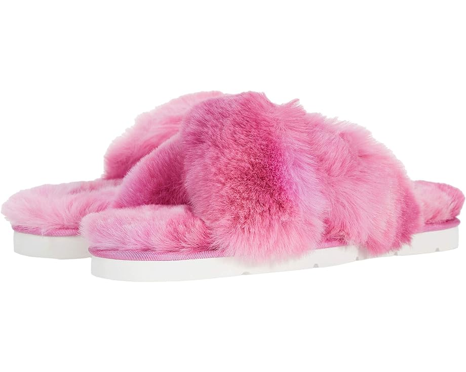 Домашняя обувь Dolce Vita Pillar, цвет Hot Pink Tie-Dye Faux Fur