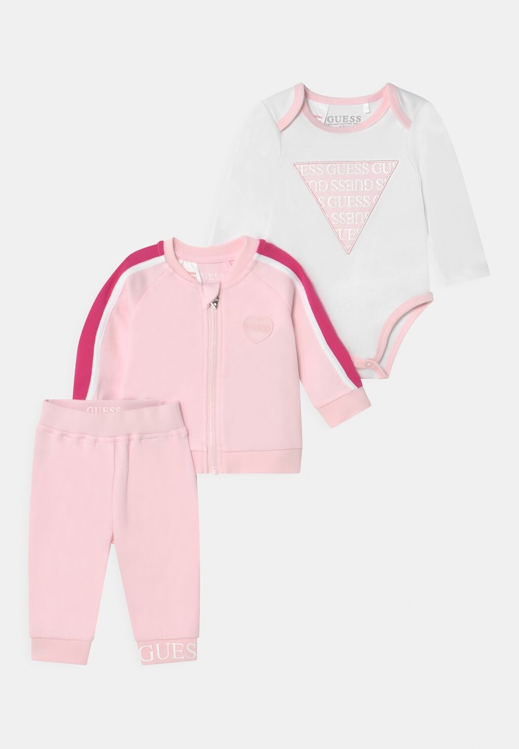 

Спортивный костюм NEWBORN ACTIVE SET UNISEX Guess, цвет ballet pink