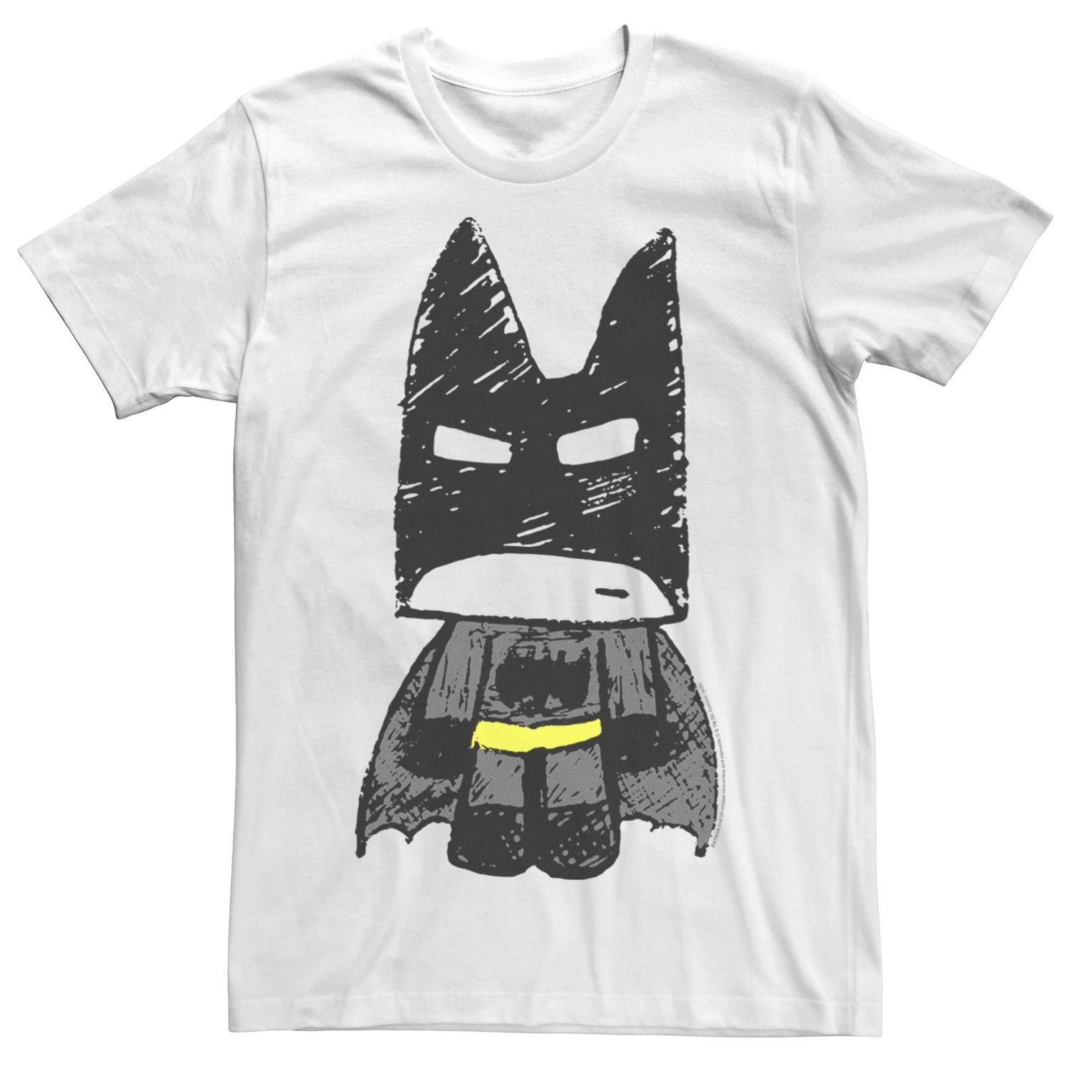 Мужская футболка DC Fandome Batman Doodle Licensed Character