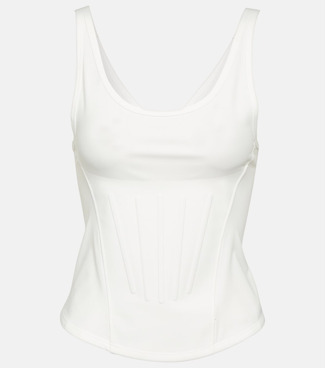 

Корсетная майка Mugler, белый