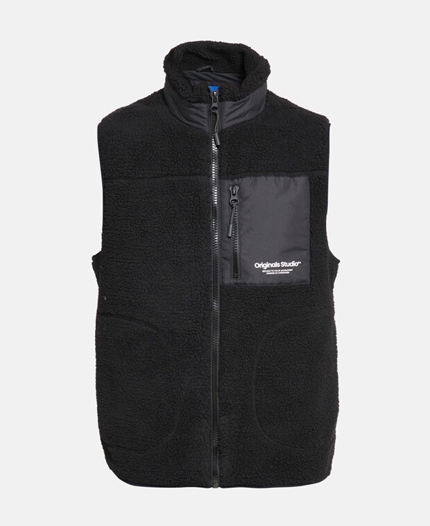 

Меховой жилет Тедди Jack & Jones, черный