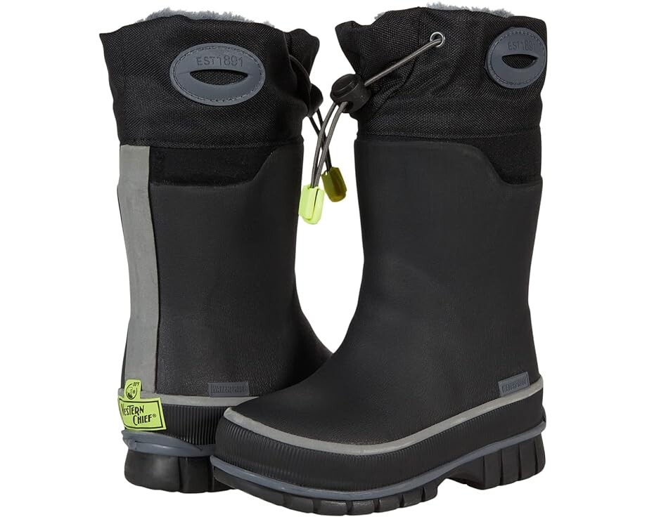 

Ботинки Western Chief Solid Winterprene Neoprene Mid Boot, черный