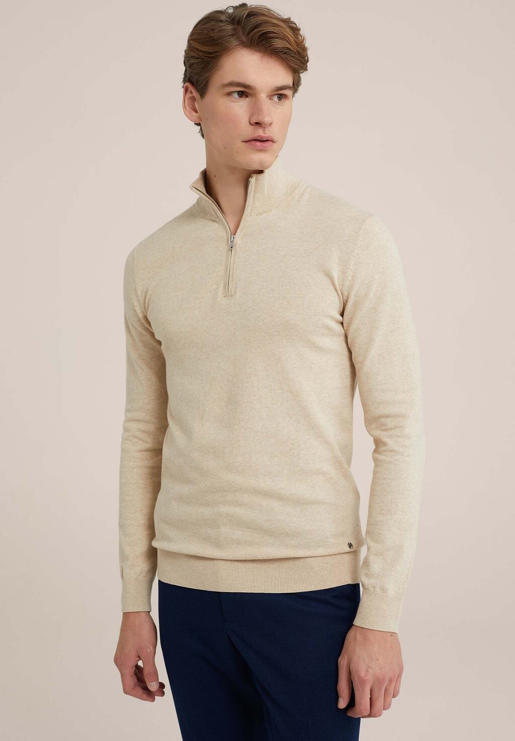 

Вязаный свитер WE Fashion, цвет beige