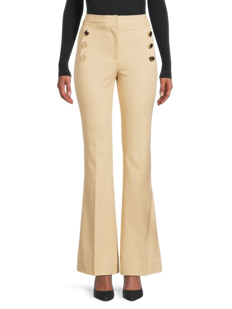 

Брюки-клеш Robin Sailor Derek Lam 10 Crosby, цвет Light Khaki