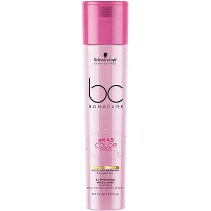 

Bc Ph4.5 Color Freeze Мицеллярный шампунь для блеска и золота, 250 мл, Schwarzkopf