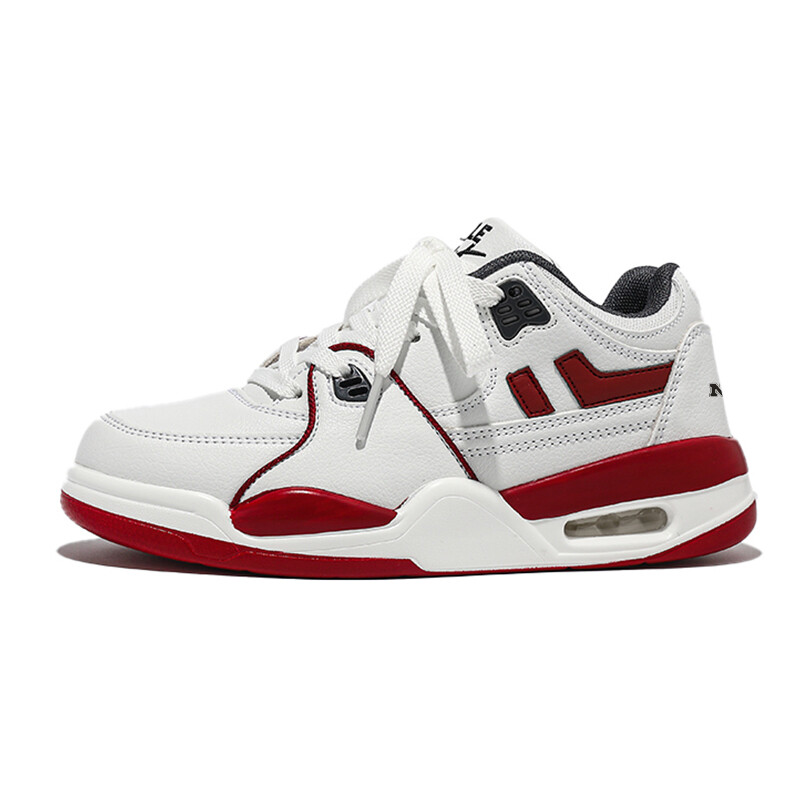 

Кеды, обувь для скейтбординга унисекс средней высоты N6K8, цвет White wine red low-top