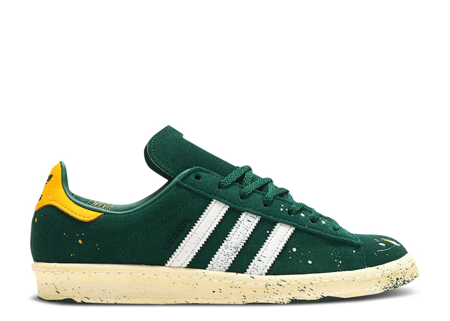 

Кроссовки adidas Cook X Campus 80 'Paint Splatter - Dark Green', зеленый