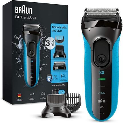 Мужская электробритва Series 3 3010Bt Shave And Style, Braun электробритва braun 3010bt series 3 shave