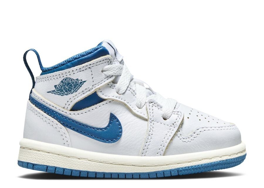 

Кроссовки Air Jordan Jordan 1 Mid Se Td 'Industrial Blue', белый