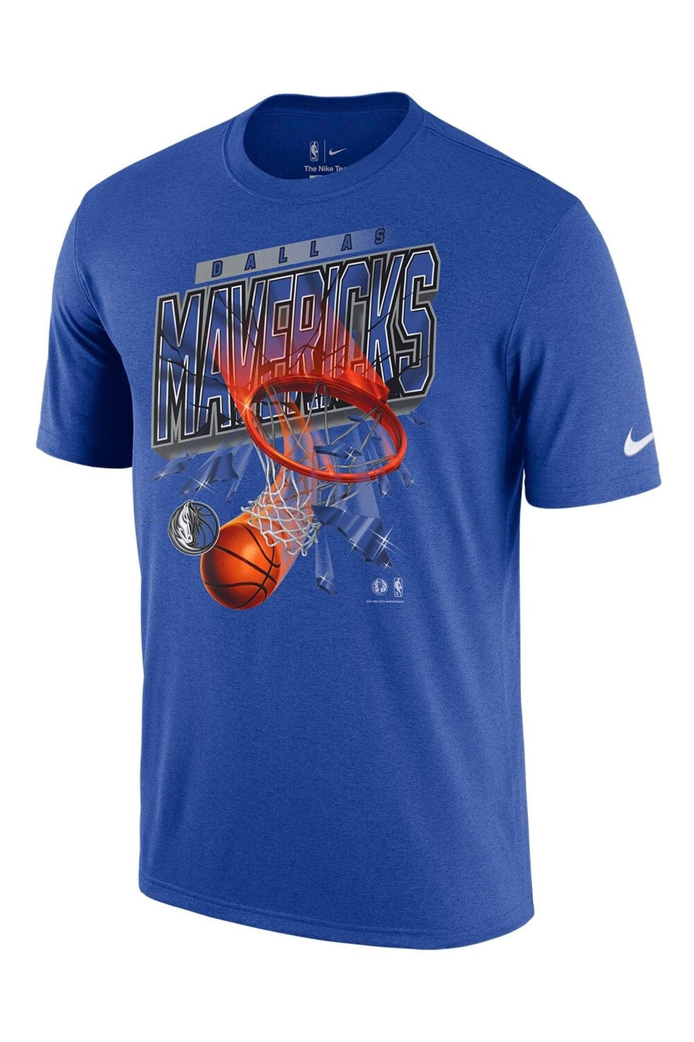 

Футболка Nike с логотипом Fanatics Dallas Mavericks Nike, синий