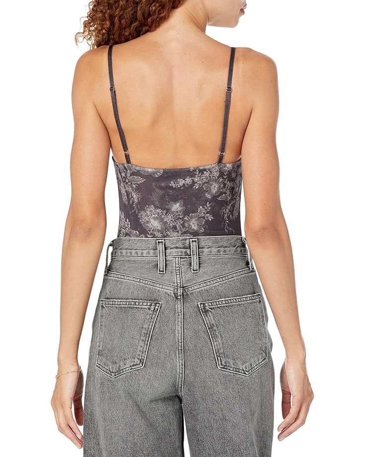 

Боди Free People Printed Night Rhythm Bodysuit, цвет Chocolate Merlot Combo