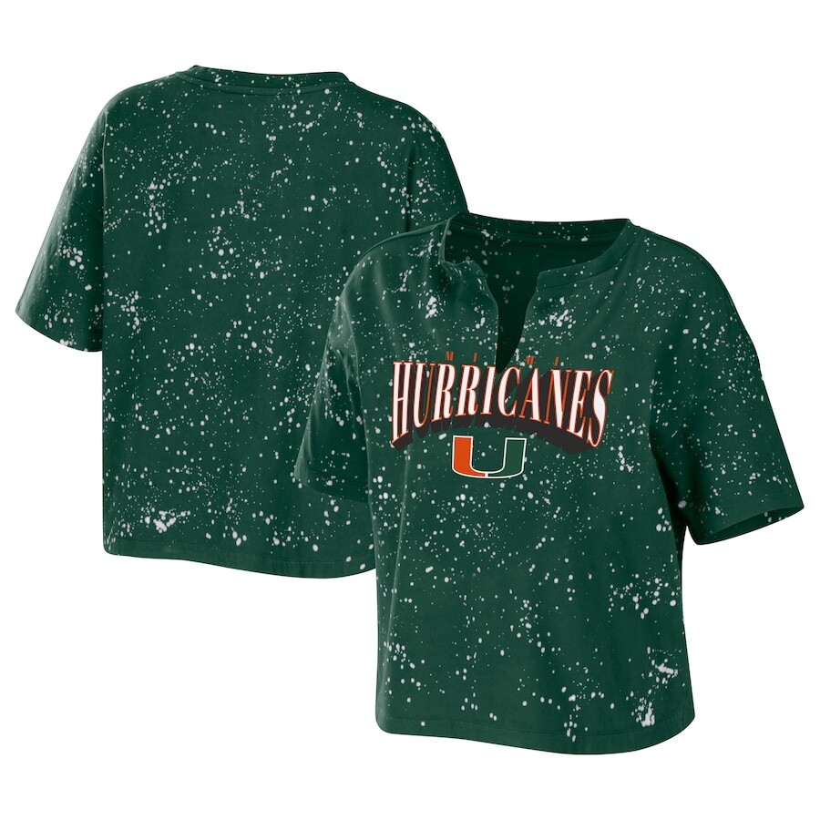 

Футболка с коротким рукавом WEAR by Erin Andrews Miami Hurricanes, зеленый