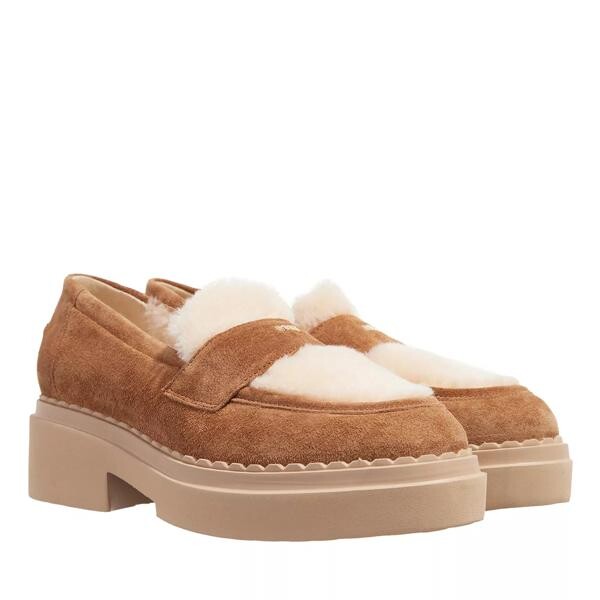 

Лоферы frankie loafer fur cognac Nubikk, бежевый