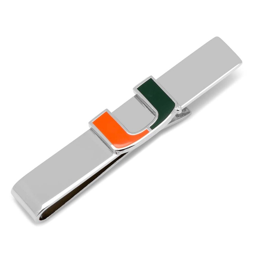 

Галстук Cufflinks Miami Hurricanes, зеленый