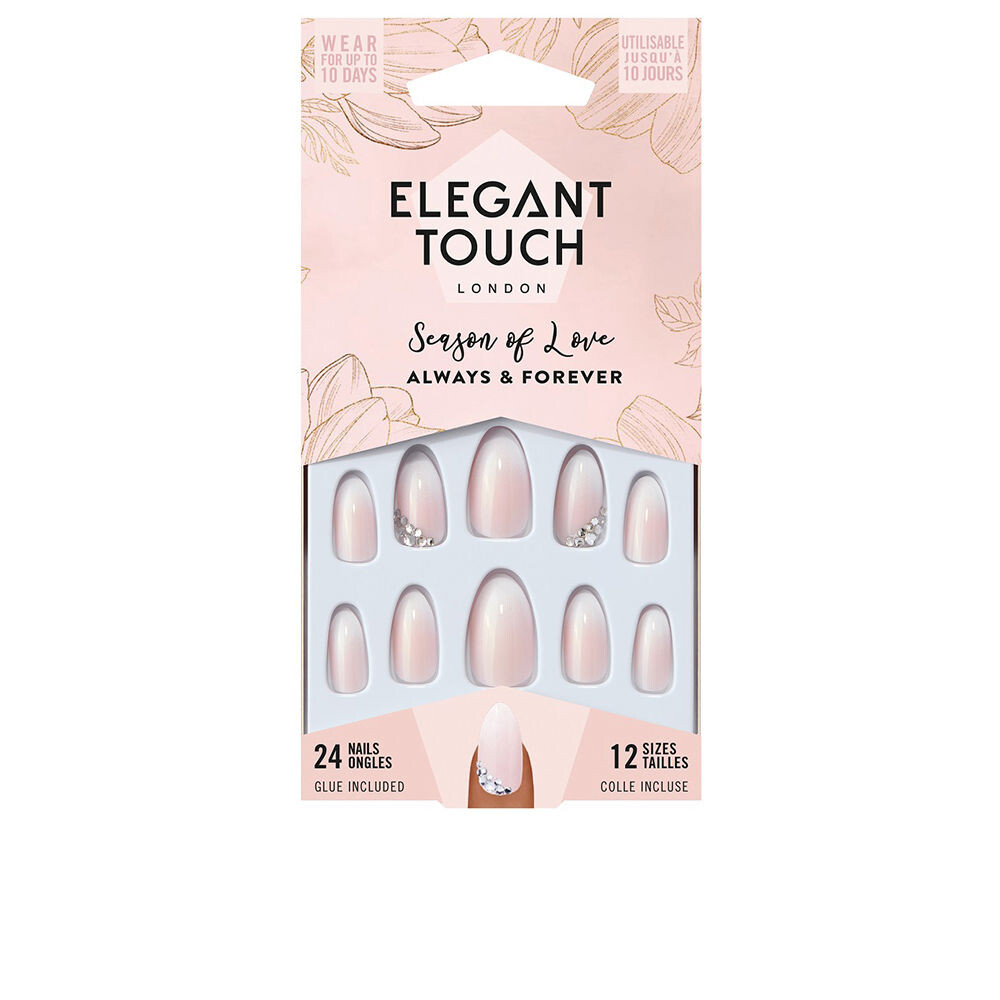 

Накладные ногти Luxe looks 24 nails with glue short stiletto limited ... Elegant touch, 24 единицы, always & forever