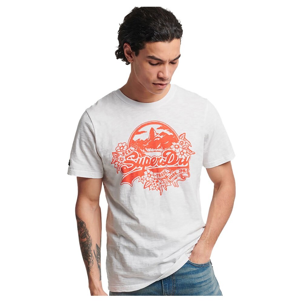 

Футболка Superdry Vintage Vl Seasonal Mw, белый