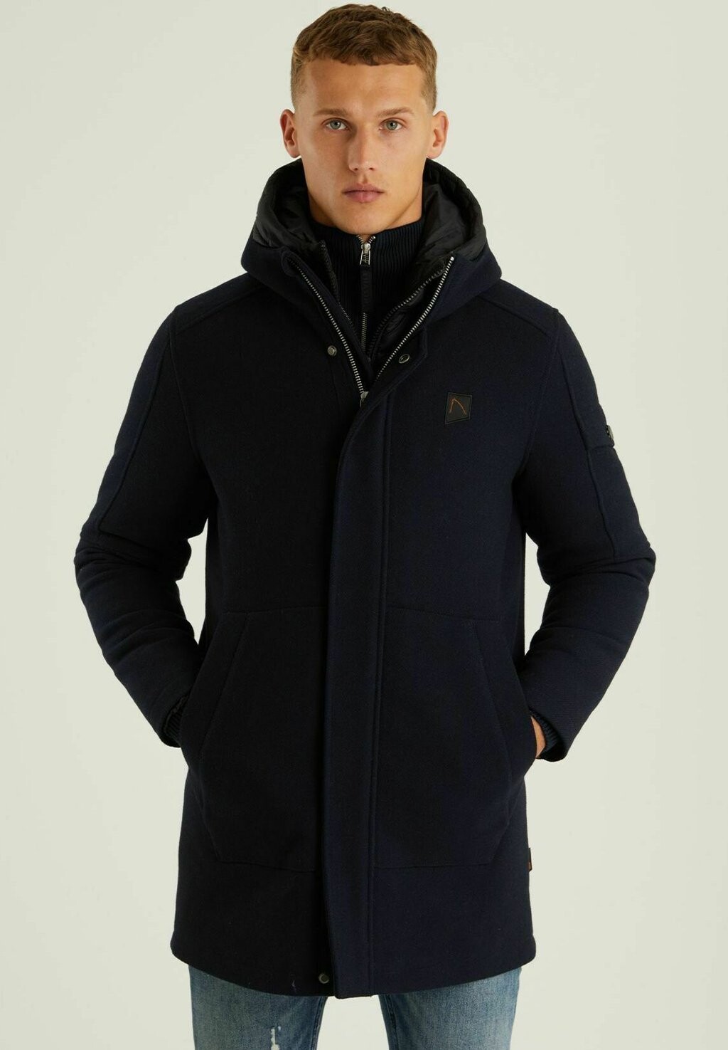 

Куртка зимняя STELLAR WOOL PARKA CHASIN', цвет dark blue