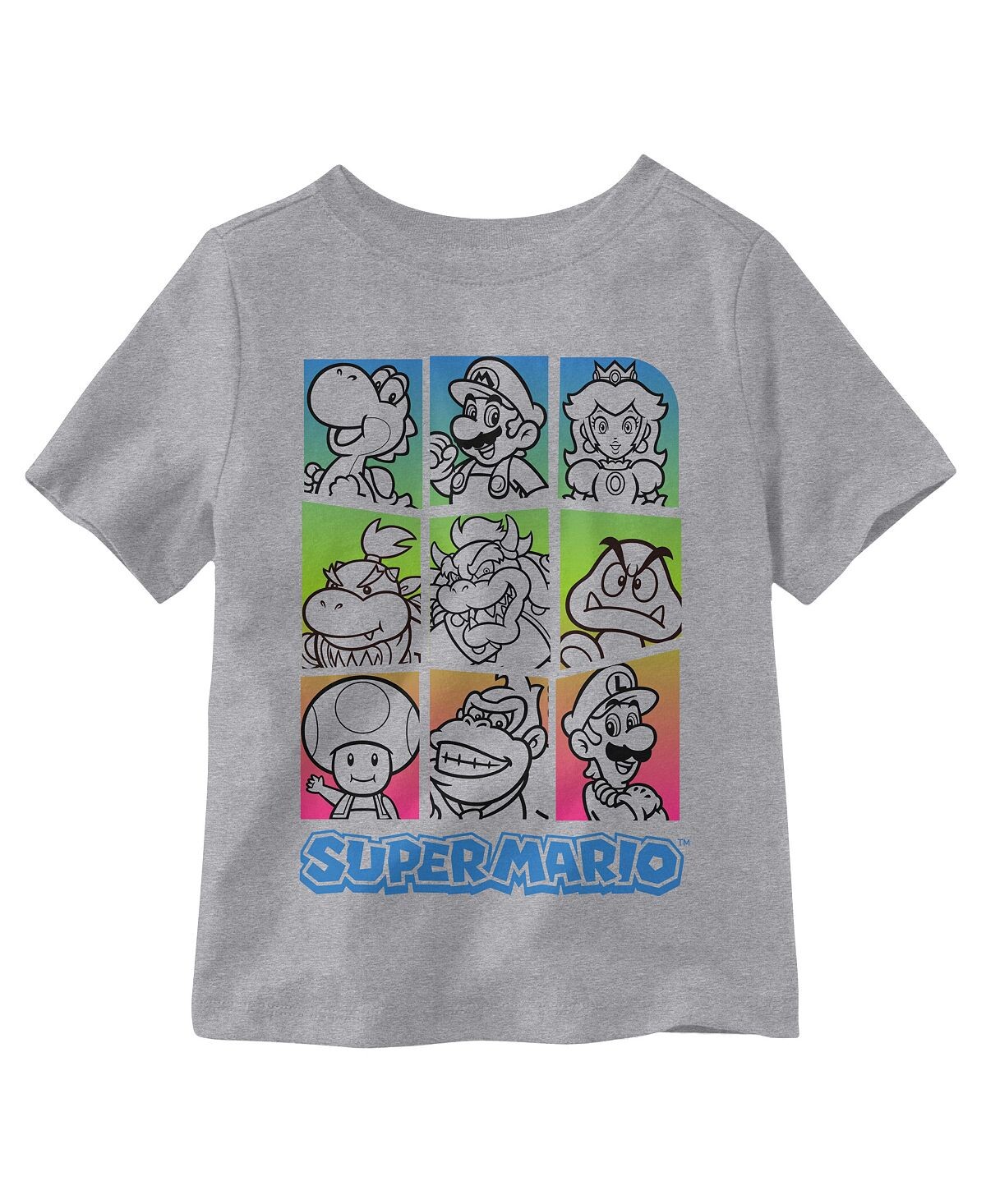 

Футболка с короткими рукавами и рисунком Super Mario для маленьких мальчиков Hybrid