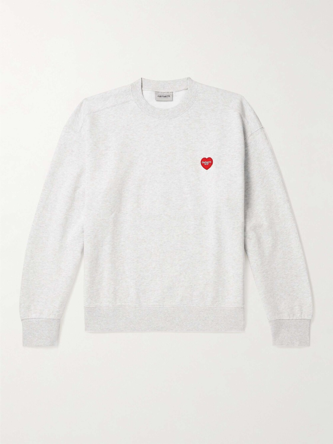 

Толстовка из хлопкового джерси с аппликацией логотипа CARHARTT WIP, серый