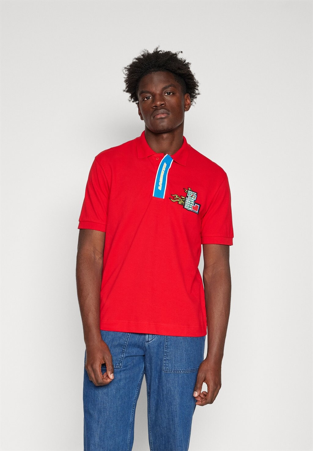 

Рубашка поло Lacoste, красный