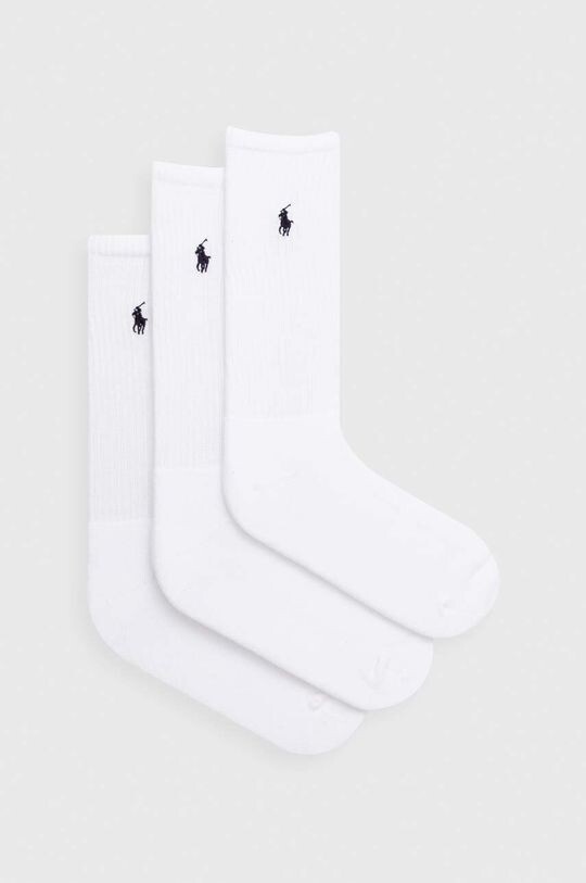

3 пары носков Polo Ralph Lauren, белый