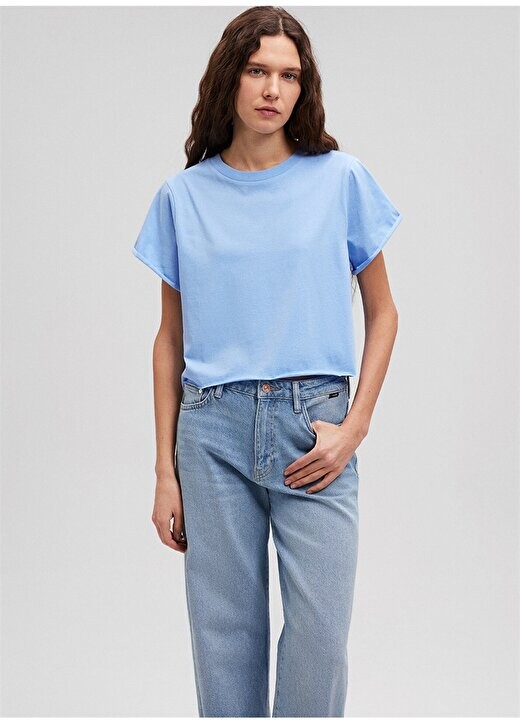 

Женская футболка с круглым вырезом M168220-70814-ROUND NECK SHORT CO Mavi