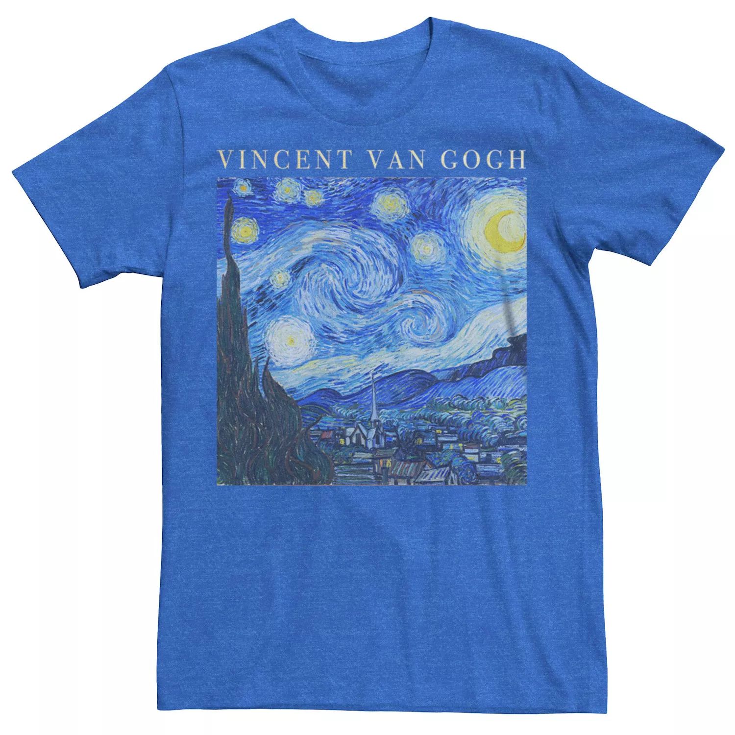 Мужская футболка с краской Vincent Van Gogh Starry Night Generic imixlot van gogh starry printing tapestry van gogh starry sky night home decor tapestry beach towel seat blanket