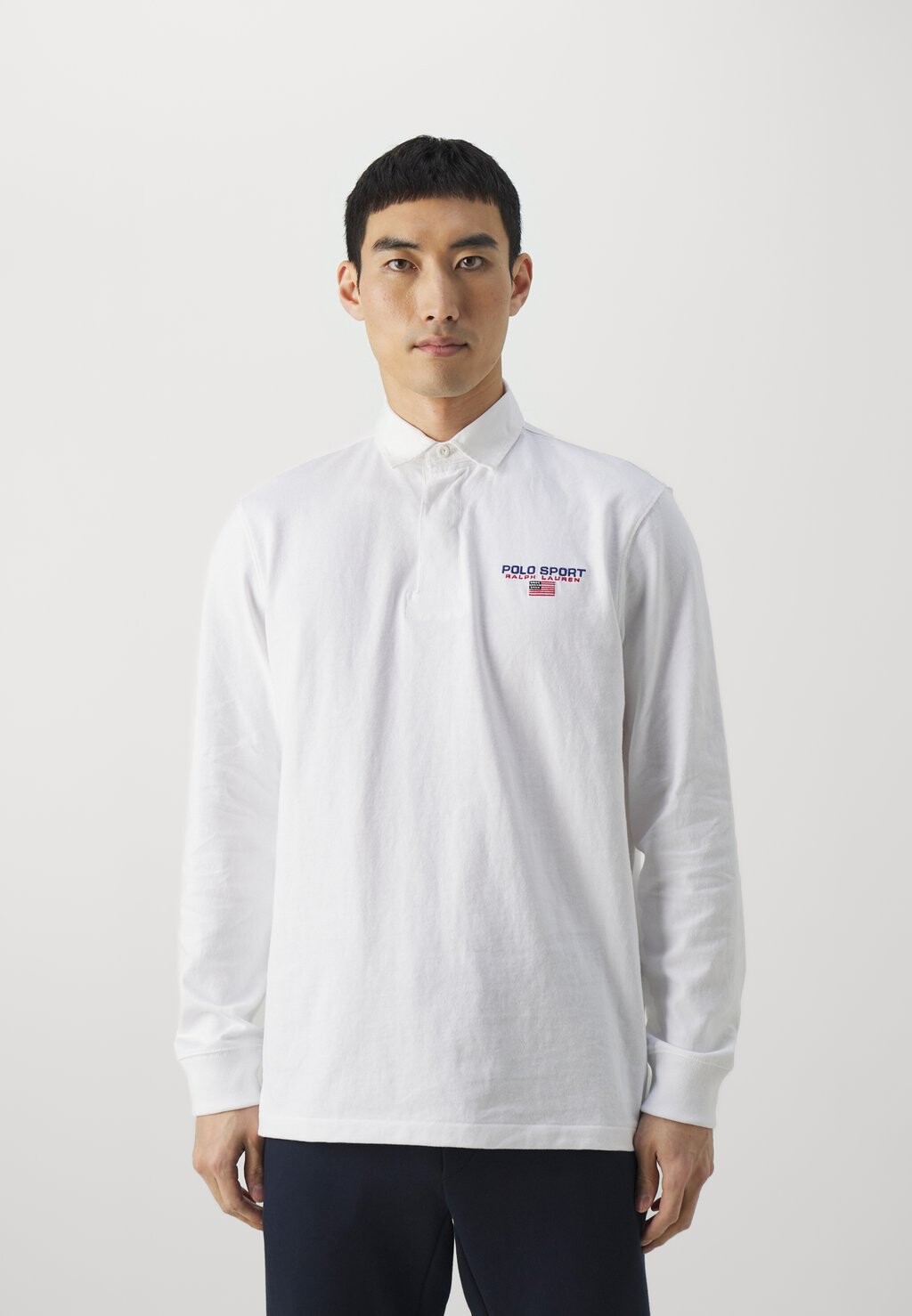 

Футболка с длинным рукавом Long Sleeve Rugby Polo Ralph Lauren, белый