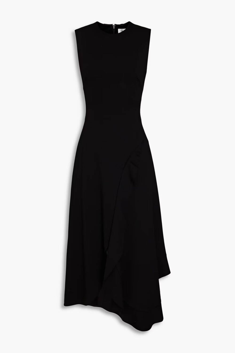 

Асимметричное платье миди из джерси Victoria Beckham, черный
