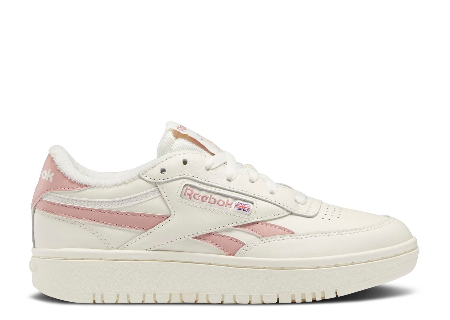 Кроссовки Reebok Wmns Club C Double 'Chalk Smokey Rose', белый кроссовки reebok classic club double chalk smokey rose chalk